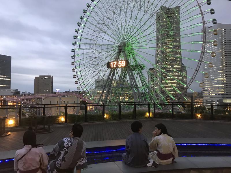 早稲田大学サウナ研究会 さんのサ活 横浜みなとみらい 万葉倶楽部 横浜市 1回目 サウナイキタイ