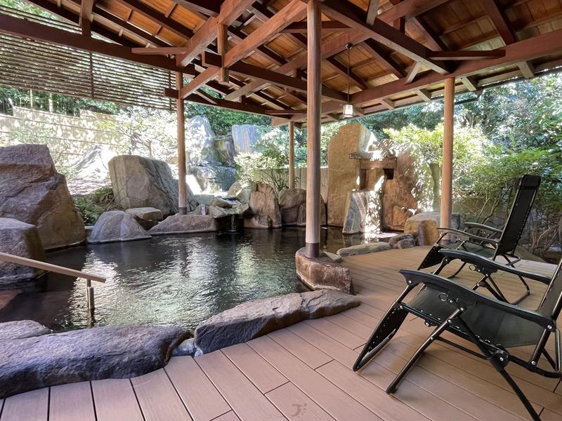 ホテル玉泉 巌の湯　露天風呂