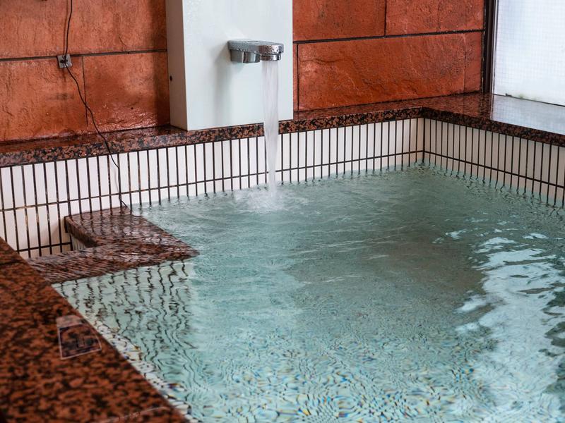 森のスパリゾート 北海道ホテル 水風呂は清流「札内川」の伏流水を使用、やわらかな水質で優しくクールダウンを。