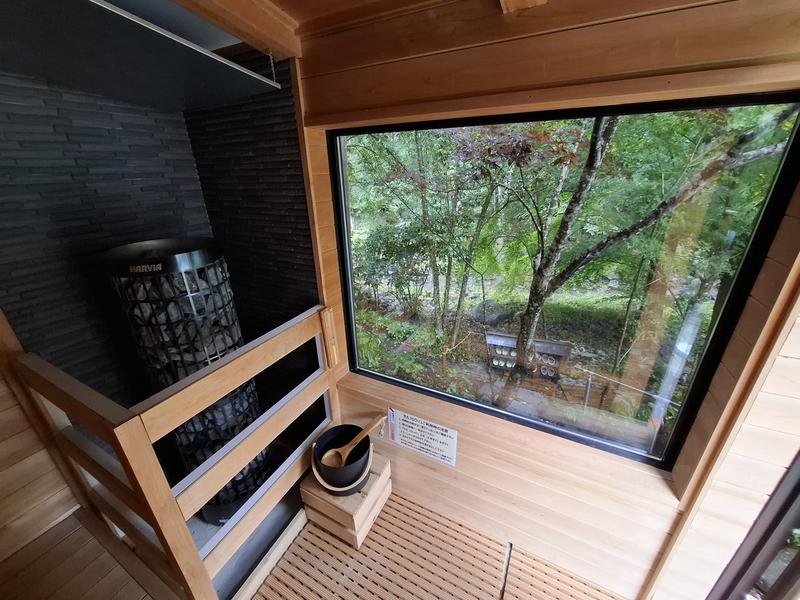 モダン湯治 おんりーゆー 男子露天風呂にサウナ小屋【Rusca Sauna 】登場!