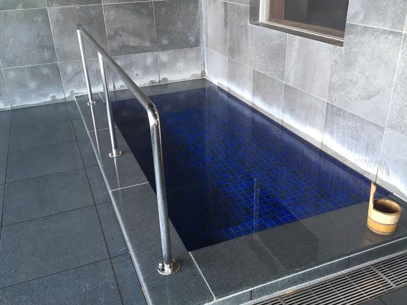 洞爺湖万世閣 ホテルレイクサイドテラス 最上階大浴場「星の湯」水風呂