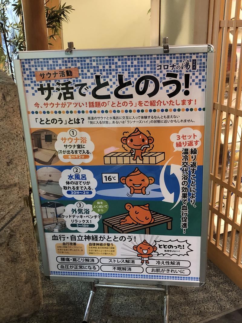 HERO-SEAさんの天然温泉コロナの湯 安城店のサ活写真