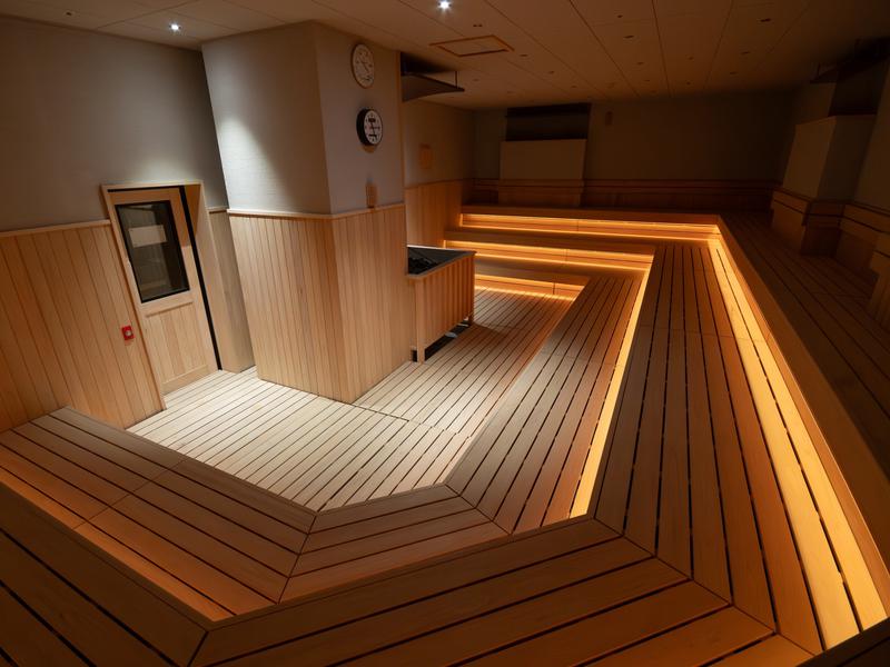 SPAWORLD HOTEL&RESORT 6F 茶の湯エリア 茶の湯サウナ