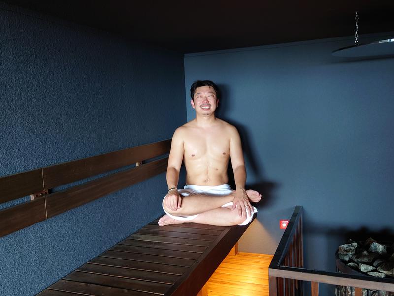 ホテル・アンドルームス札幌すすきの 瞑想に浸れるサウナ室