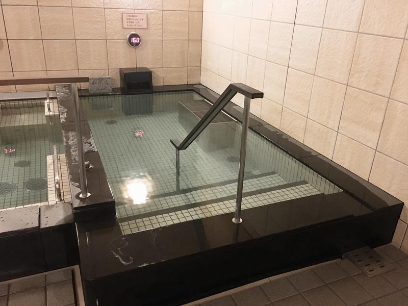 天然温泉コロナの湯 福山店 水深90cm水風呂