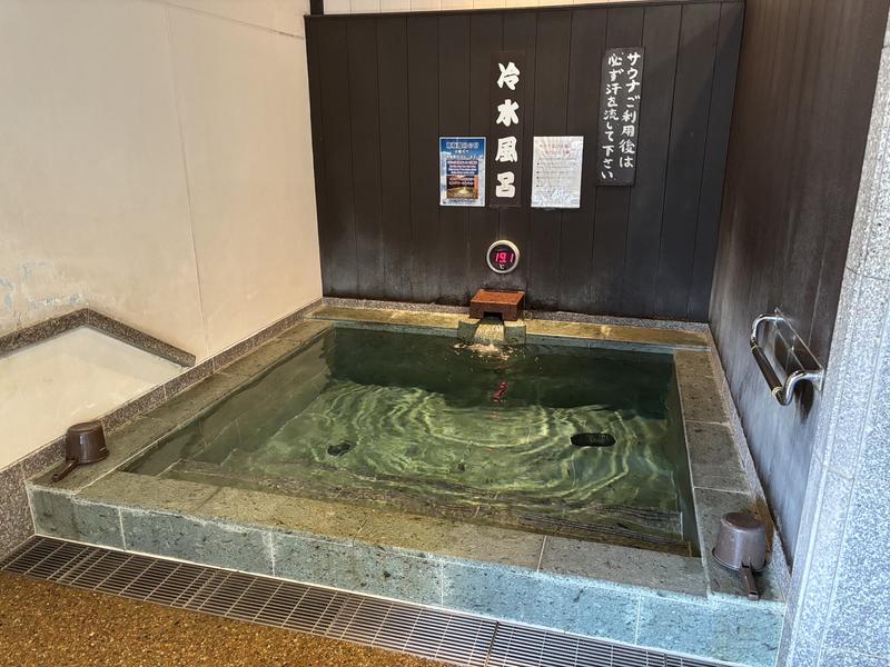 尾道平原温泉 ぽっぽの湯 水風呂