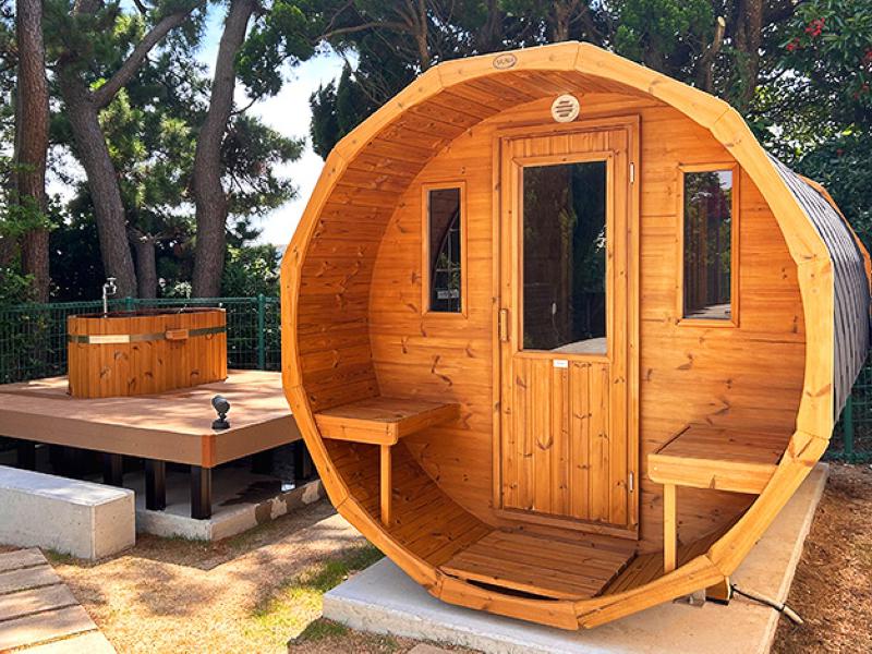 淡路インターナショナルホテルザ・サンプラザ バレルサウナ