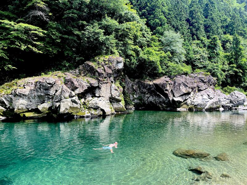 ITADORI SAUNA|岐阜県のテントサウナ 水風呂(板取川)