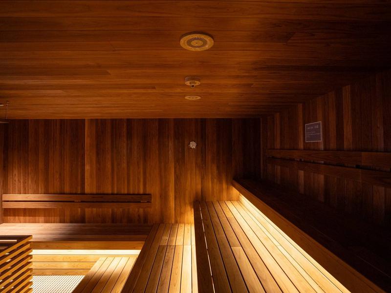 道後さや天然温泉ゆらら 男子サウナ側面