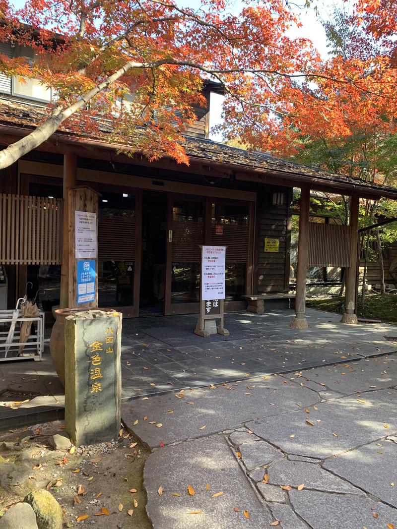 サウナガールなっとうちゃんさんの八面山金色温泉のサ活写真