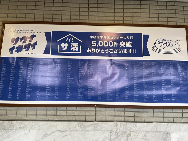 蒸し蒸し偶然偶然さんの湯の泉 東名厚木健康センターのサ活写真