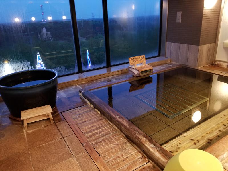 天空の湯 (ホテルヘリテイジ 最上階展望風呂) お風呂&水風呂
