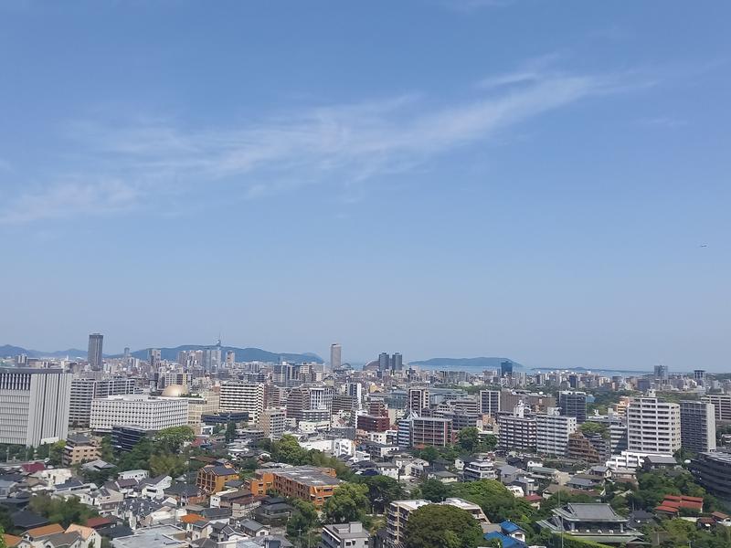 アゴーラ 福岡山の上ホテル&スパ 近くの展望台からの眺望！福岡中心部を見渡せる