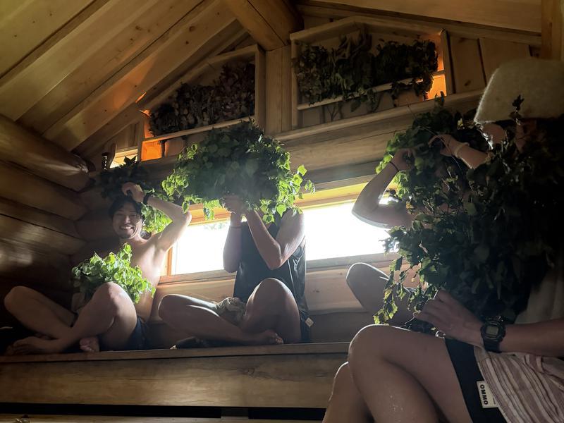 SAUNA TEN            "Birch and cloud forest" White Sauna Rituals