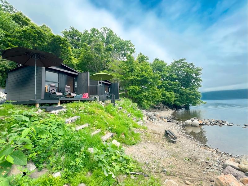 奥札幌の秘湯 湖畔の宿支笏湖 丸駒温泉旅館 湖畔のサウナ