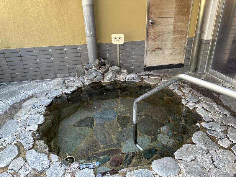 亀の井ホテル 柳川 露天に水風呂