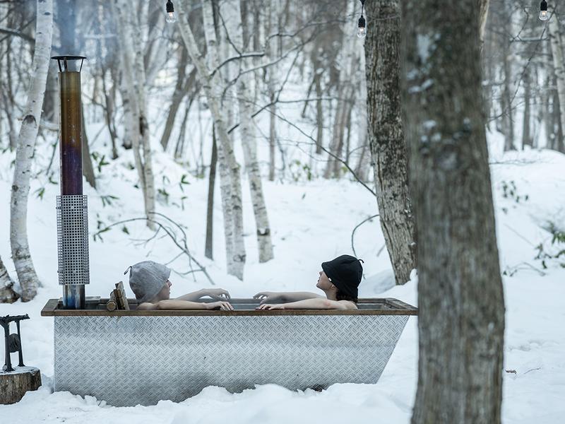 mountainman 薪風呂