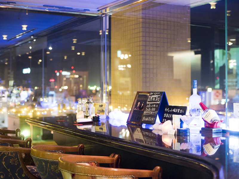 プレミアホテル-CABIN-旭川 天然温泉かぐらの湯 最上階Bar Brownで夜景を見ながら「サ飯」！