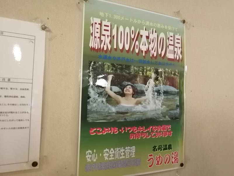 テレクちゃんさんの名号温泉うめの湯のサ活写真