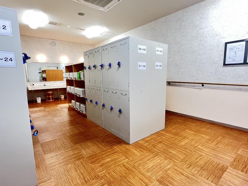 裏磐梯温泉センター ロッカールーム
