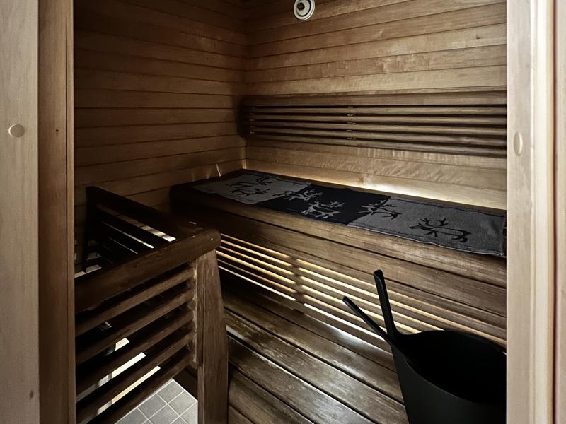 Lapland Hotel Tampere プレミアムルーム内プライベートサウナ