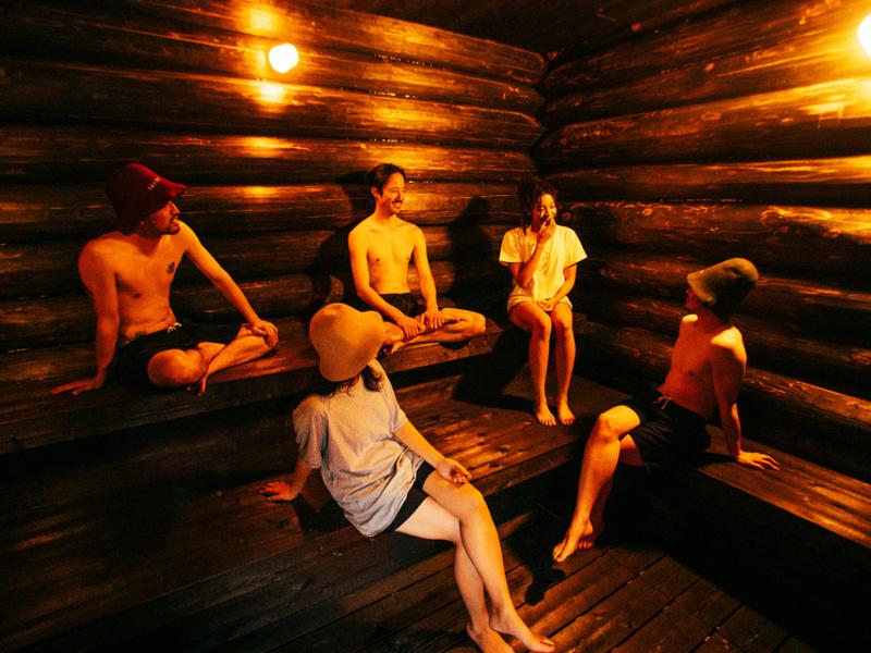 Sauna Space TOJIBA 菱野温泉 サウナ室内