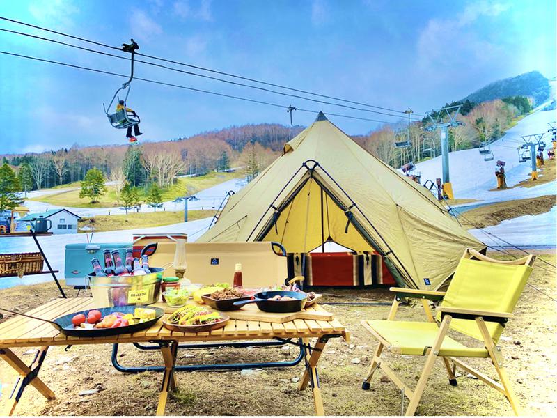 丸沼高原センターステーション座禅温泉 GWには、スキースノーボード とキャンプが同時開催！！