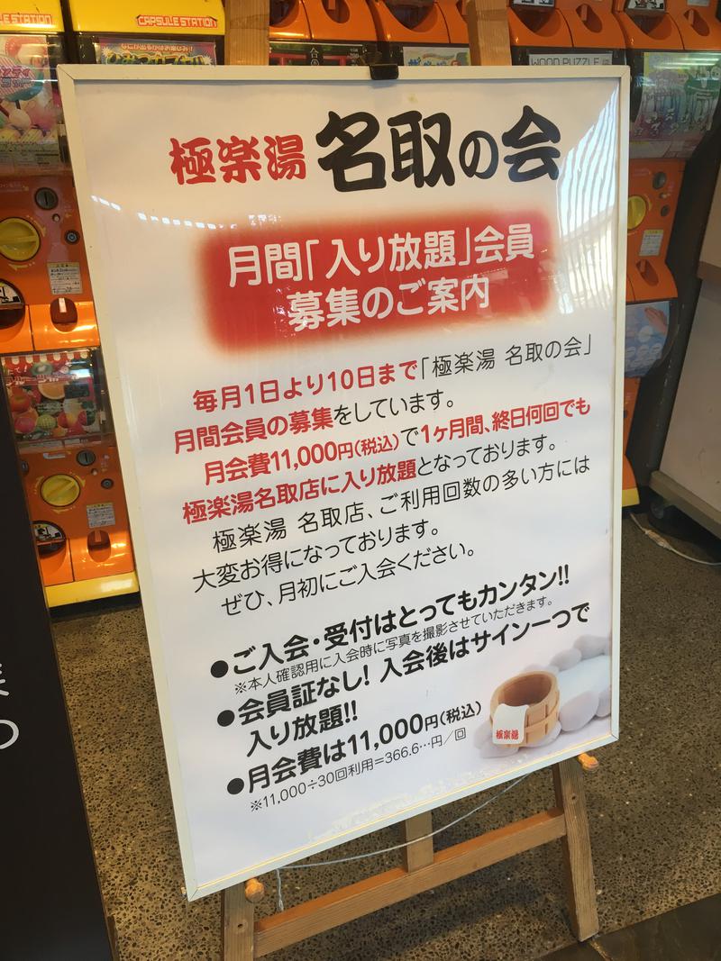 まふぱぱさんの極楽湯 名取店のサ活写真