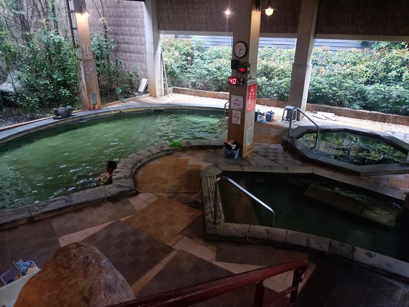金湧泉SPA温泉会館 (金山) 奥の裸湯温泉