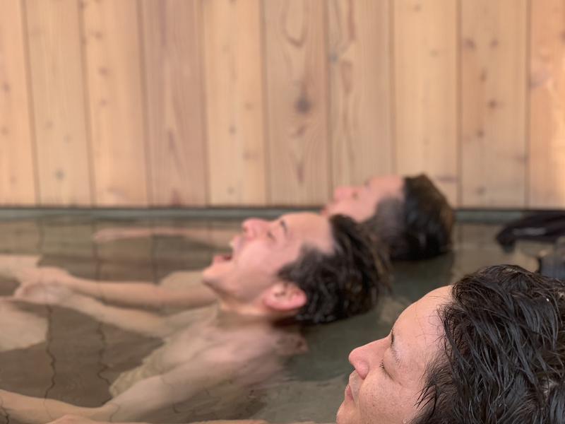hyvä sauna 水風呂