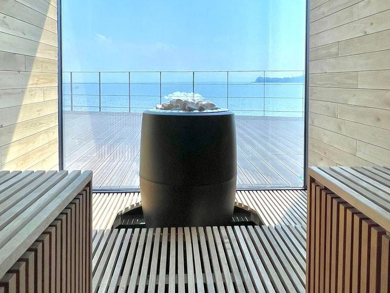 有明海の湯(蟹御殿) 1階サウナ室（グリッドサウナ）