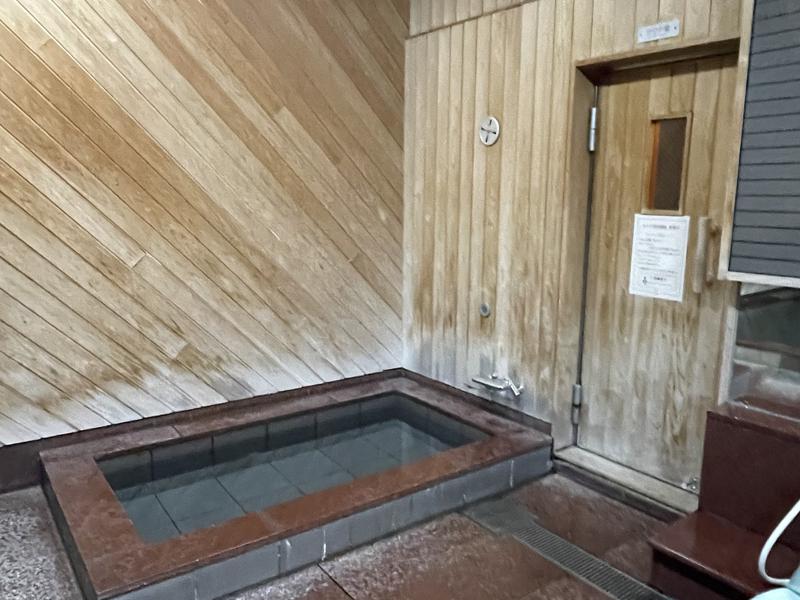 トスラブ湯沢 サウナ室、水風呂