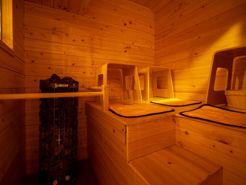 private sauna さはこ前 サウナ室