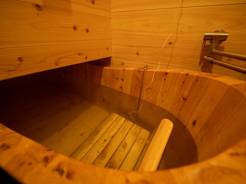 private sauna さはこ前 水風呂