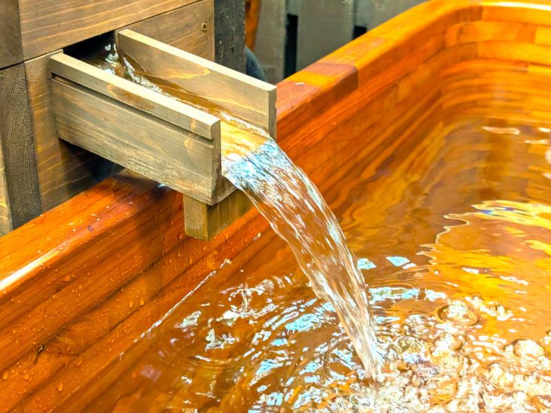 森の天空サウナ&露天風呂 那須の自然に包まれる 4つの浴槽での温冷浴