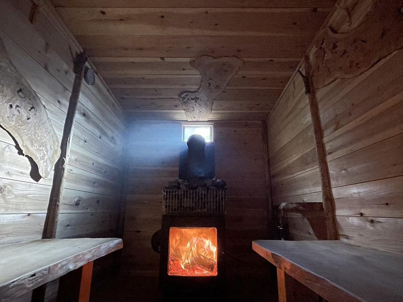 kanrano sauna 炎を眺める至福の時間