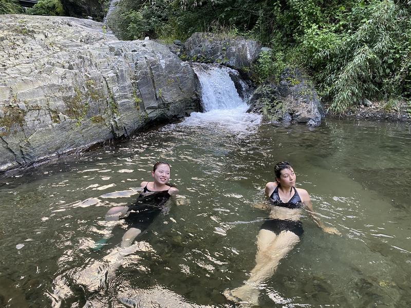 kanrano sauna 滝の水風呂は極上この上無し