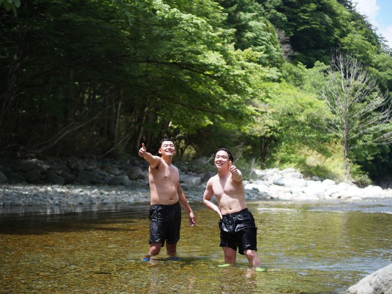小坂なリバーベース(Osakana River Base) 川が水風呂きもちー！