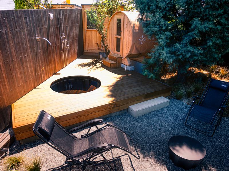 MATKA private outdoor sauna 4名利用可能なVuori