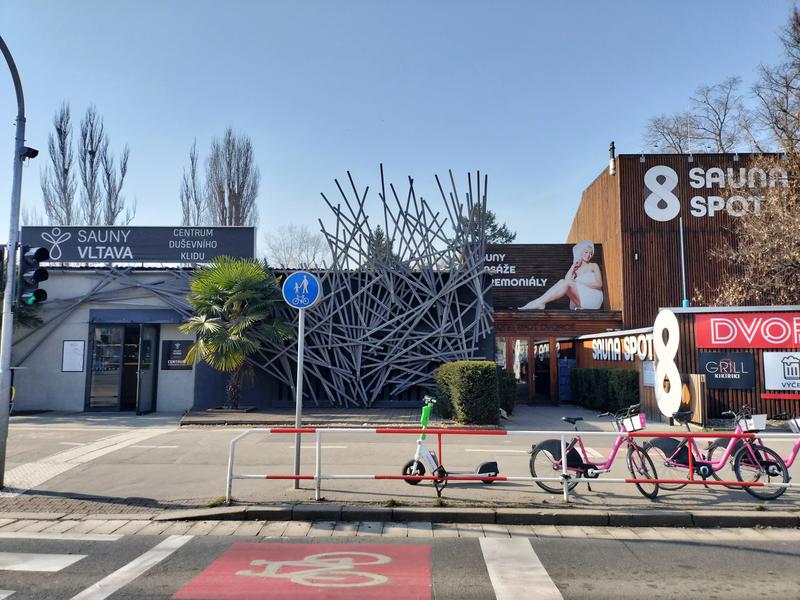 Sauny Vltava 左側の店舗 (右はお隣さん)