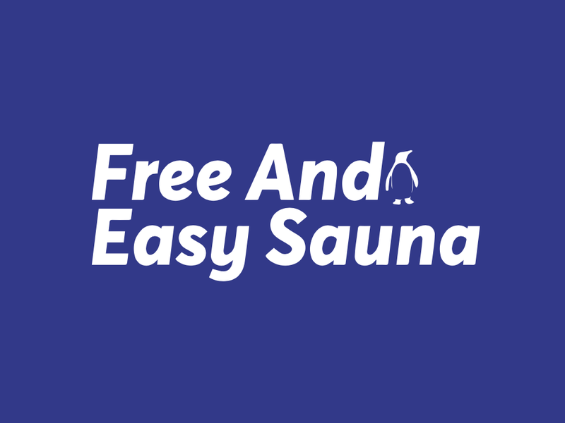 Free And Easy Sauna ロゴ