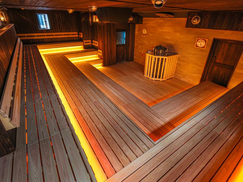 花園温泉 sauna kukka 40名以上収容可能「オートロウリュウサウナ」