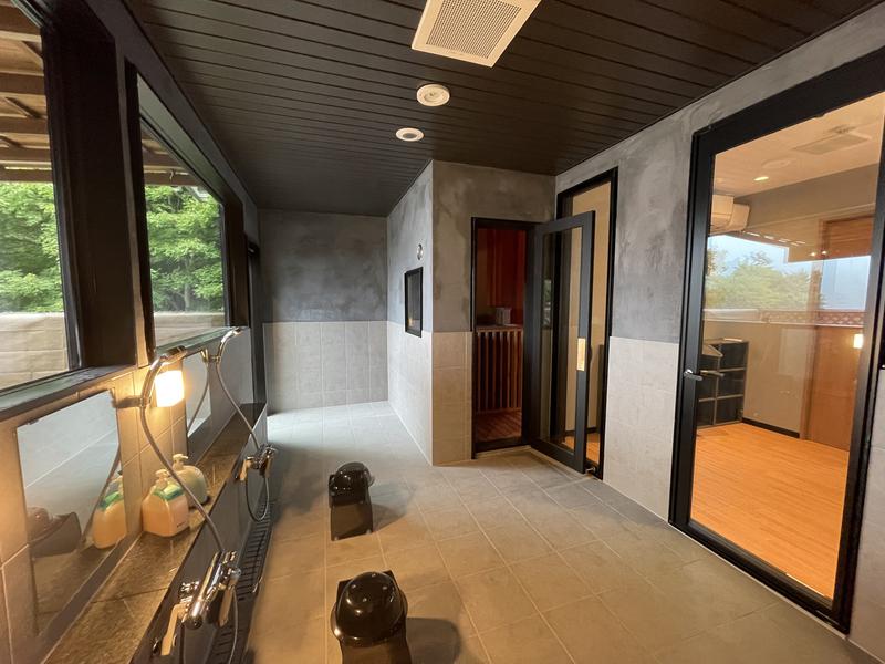 精進レークホテル 洗い場