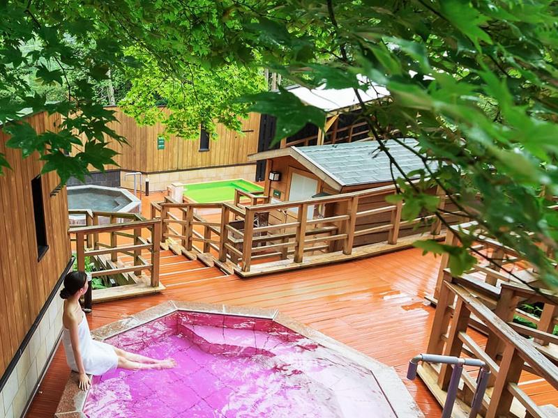 緑の風 リゾート きたゆざわ 露天風呂イメージ(公式Instagramより)