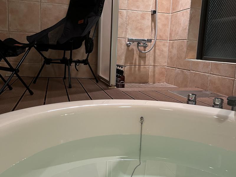 HOTEL ROOM龍ヶ崎 シャワーブースと丸型大きなお風呂