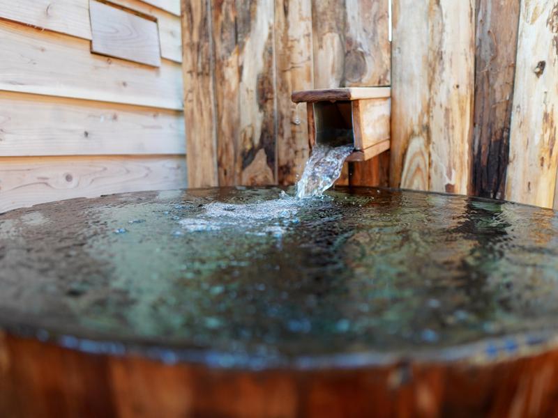 ななほしサウナ 湧水,名水吉清水の水風呂