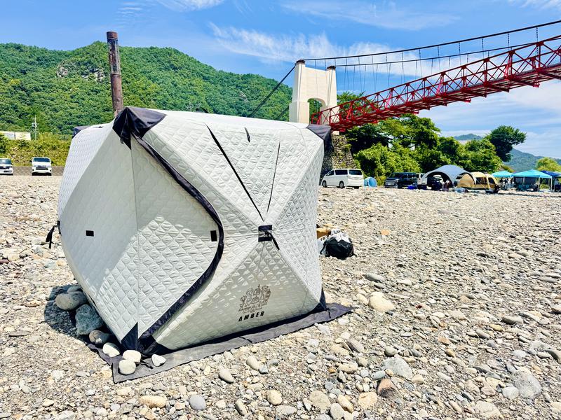 美濃橋 テントサウナ設置後のイメージ