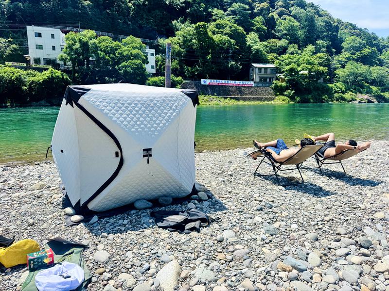 美濃橋 テントサウナ設置後のイメージ②