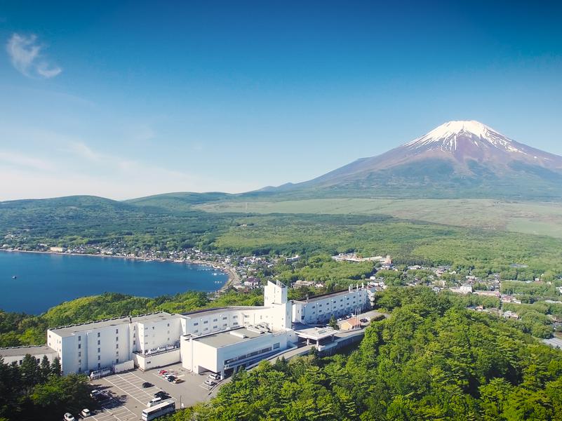 ホテルマウント富士 立地（標高1100ｍ）※富士山を見る為に建てられたホテル。