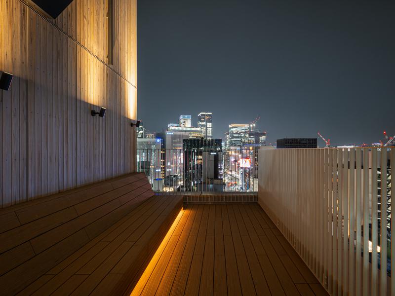 91° SAUNA INFINITY TERRACE（屋上外気浴）（12階）